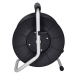 SOLIGHT PB01 prodlužovací přívod na bubnu, 4 zásuvky, 25m, černý kabel, 3x 1,5mm2