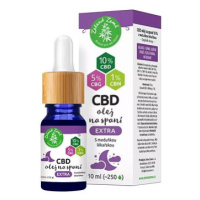 Zelená Země CBD kapky na spaní EXTRA, 10 ml