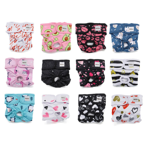 Dusty hárací kalhotky pro psa - vsepropejska.cz Barva: Love, Obvod slabin (cm): 28 - 42