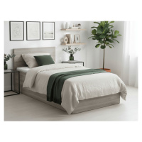 Postel SOFIA 90 x 200 cm, dub lanýž Rošt: S lamelovým roštem, Matrace: Matrace Deluxe 10 cm