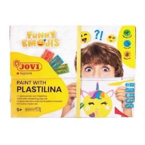 JOVI Sada Funny Emojis - malování plastelínou