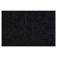 Spoltex koberce Liberec AKCE: 79x455 cm Metrážový koberec Rambo 15 černý, zátěžový - Bez obšití 