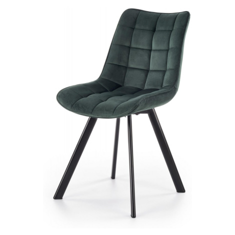 HALMAR Designová židle Mirah tmavě zelená