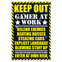 Plakát, Obraz - Gaming - keep out, (61 x 91.5 cm)