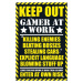 Plakát, Obraz - Gaming - keep out, (61 x 91.5 cm)