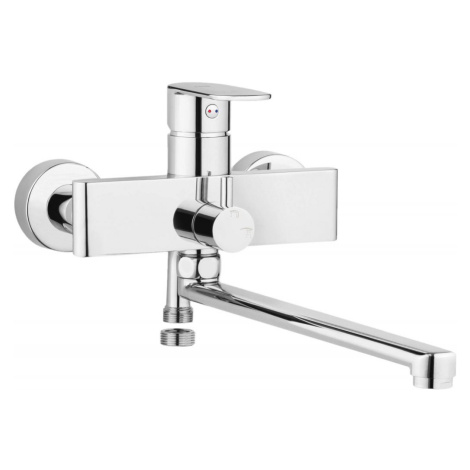 DEANTE Alpinia chrom Umyvadlová baterie nástěnná, s prodlouženým výtokem připojení hadice BGA_05