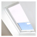 FOA Roleta Látková na střešní okna, Bílá, LT 101, Bílý profil, š 49,5 cm, v 94,5 cm