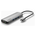 Swissten USB-C HUB 8in1 (USB-C PD, HDMI 4K, LAN RJ45, 3x USB 3.0, SD, MICRO SD)