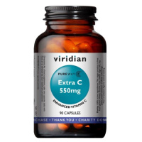 Viridian Extra C 550mg (Vitamín C 550mg) 90 kapslí