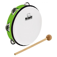 NINO Percussion NINO51GG ABS Tambourine 8” - Grass-Green