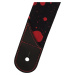 Jackson Splatter Strap, Black & Red