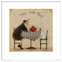 Umělecký tisk Sam Toft - Tea for Two, 40 × 40 cm