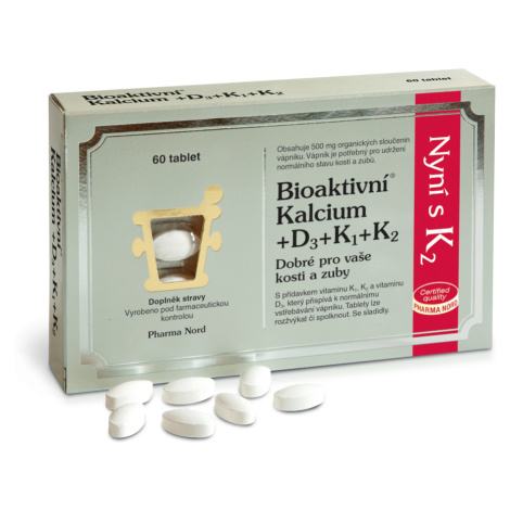Bioaktivní Kalcium+d3+k1+k2 Tbl.60 Pharma Nord
