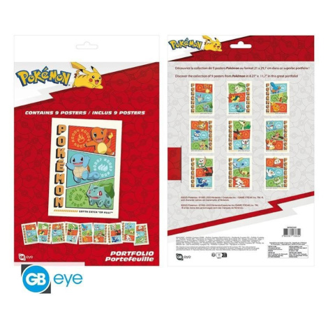 Pokémon Set plakátů 9 ks GB Eye