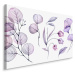 MyBestHome BOX Plátno Fialově Růžové Listy A Květy Varianta: 30x20