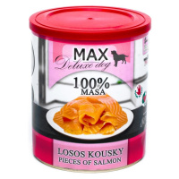 Max Deluxe Dog losos kousky 800g