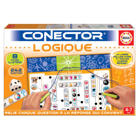 Společenská hra Conector Educa Logické myšlení francouzsky 242 otázek od 4 let