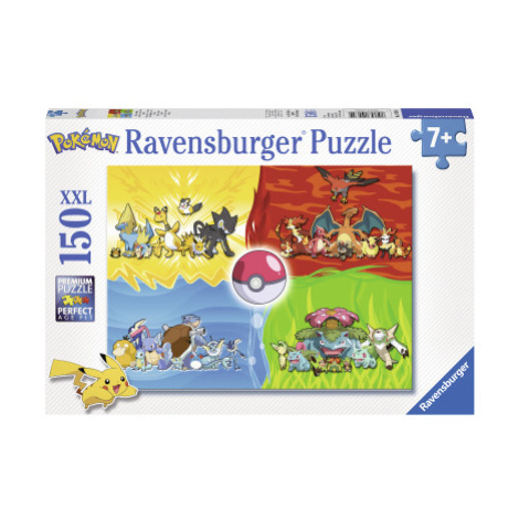 Puzzle Druhy Pokémonů 150 dílků RAVENSBURGER