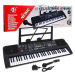 Mamido  Mamido Dětský keyboard s mikrofonem rádiem USB MP3 MQ6152