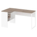 FALCO psací stůl Felix 118 beton-bílá