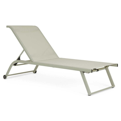 Taupe kovové zahradní lehátko Taylor – Bizzotto