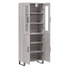 vidaXL Skříň highboard šedá sonoma 69,5 x 34 x 180 cm kompozitní dřevo