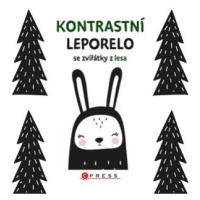 Kontrastní leporelo se zvířátky z lesa | Kolektiv