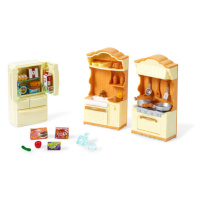 SYLVANIAN FAMILY - set - kuchyňská linka s ledničkou