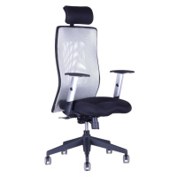 Kancelářská židle na kolečkách Office Pro CALYPSO GRAND SP1 – s područkami Světle šedá 12A11