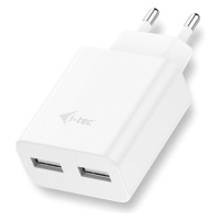 i-tec USB Power Charger 2 Port 2.4A White