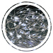 SOLIGHT 1V54-W vánoční řetěz stříbrný, 100x mini LED, 10m, 3 x AA, studené světlo