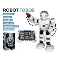 Teddies robot RC FOBOS chodící plast na baterie s USB