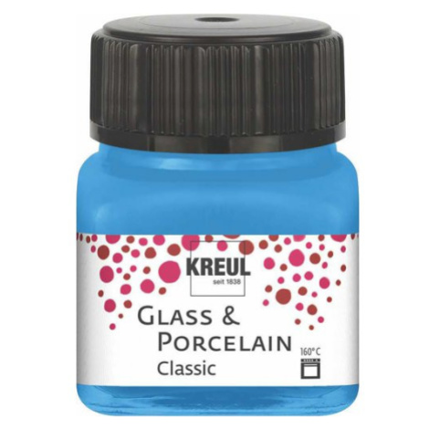 Kreul Barva na sklo a porcelán  classic 20 ml SVĚTLÁ MODRÁ