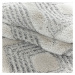 Ayyildiz koberce Kusový koberec Pisa 4707 Grey kruh - 200x200 (průměr) kruh cm