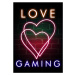 Ilustrace Love Gaming, (30 x 40 cm)
