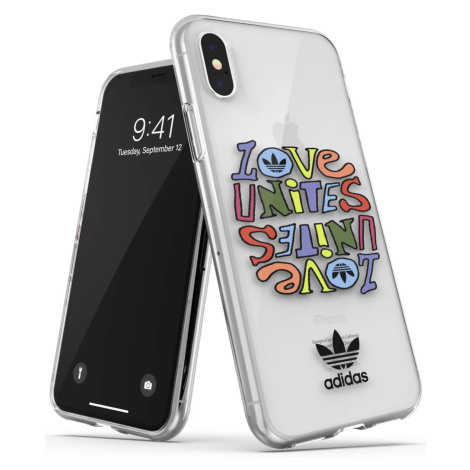Kryt adidas OR Snap case Pride AOP FW21 for iPhone X/Xs colourful (44374)