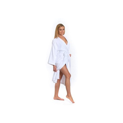 Interkontakt Dámský župan model KIMONO 01 White Velikost županu S