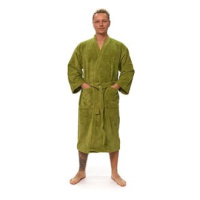 Interkontakt Pánský župan kimono Olive Green L