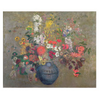 Obrazová reprodukce Flowers, 1909, Odilon Redon, 40 × 35 cm