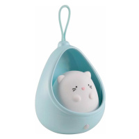 LED Dětské orientační svítidlo se senzorem KITTY LED/0,5W/5V USB modrá