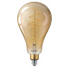 Philips Vintage LED žárovka E27 A160 40W 470lm 1800K stmívatelné, jantarová