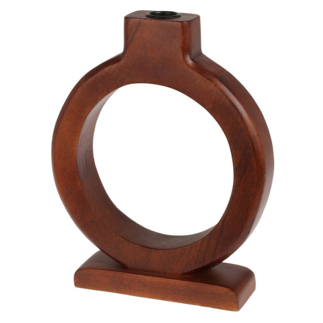 H&S Decoration Svícen EVEN 25 cm z mangového dřeva