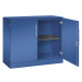 C+P Skříň s otočnými dveřmi ASISTO, výška 897 mm, šířka 1000 mm, 1 police, enciánová modrá/enciá