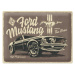 Plechová cedule Ford - Mustang - 1969 - The Boss, (40 x 30 cm)