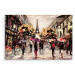 Plátno Lidé S Barevnými Deštníky V Paříži II. Varianta: 70x50