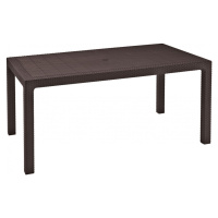 Jídelní stůl KETER Melody - Brown -  161 x 95 x 75 cm