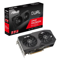 ASUS VGA AMD Radeon RX 6600 DUAL V2 8G, 8G GDDR6, 3xDP, 1xHDMI