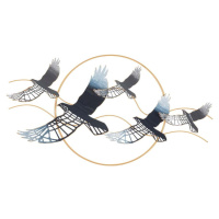 Kovová nástěnná dekorace 91x50 cm Birds – Mauro Ferretti