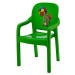 ASIR Dětská zahradní židle PATTERN zelená