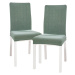 4Home Napínací potah na židli Magic clean zelená, 45 - 50 cm, sada 2 ks